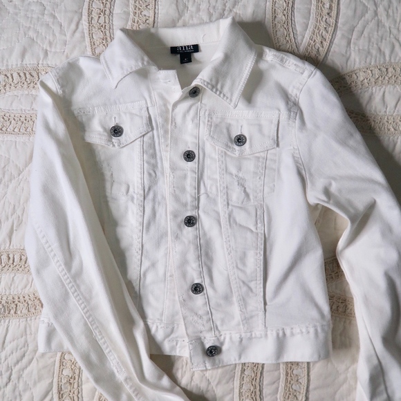 White Denim Jacket - Picture 1 of 1